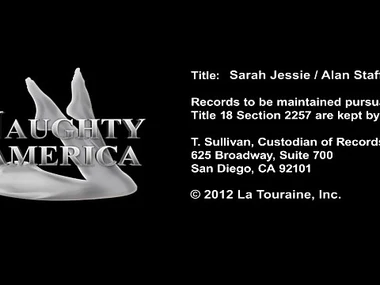 Blonde bungler Sarah Jessie in intense hardcore action