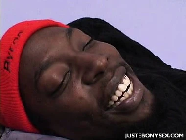 African American woman receives facial finish