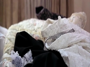 Elizabeth Hurley close by a revealing malicious lingerie