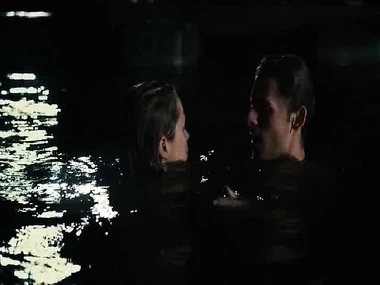 Katrina Bowden's alluring display in lingerie reveals her taking cleavage