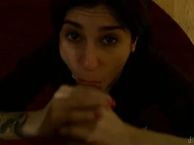 Intense enunciated sex with James Deen and Joanna Angel upon a POV