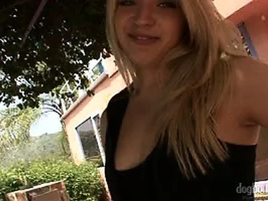 Softcore POV video of Alyssa Branch in wet pantyhose