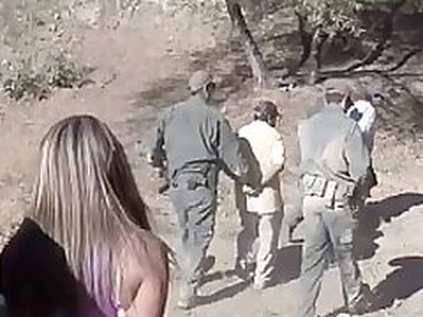 Border Gaurd Blackmails i Spanish Teenie