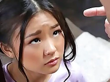 Tiny asian schoolgirl gets caught messing around - teen porn