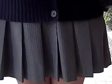 Japanese teen flashing