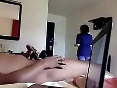 flashpornin - Lucky Indian guy flashes added to fucks wan maid