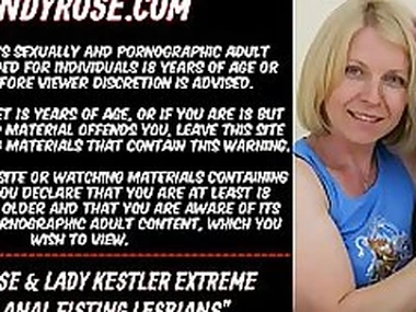 Sindy Rose and Laddie Kestler extreme double anal fisting lesbians