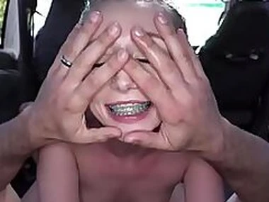 INSANELY cute teen gets fucked in the bus PART 4