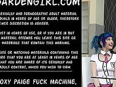 Dirtygardengirl  Proxy Paige fuck machine prolapse  anal dildo part 2