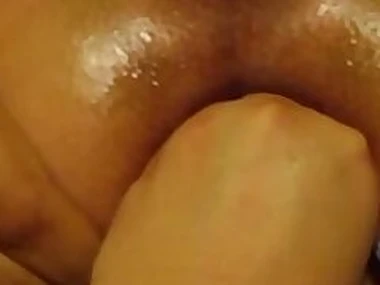 Hot Bitch gets her 1st anal fisting destroying her unquestionable tight asshole prolapse rose bud