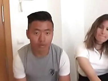 Alexia and her big dicked friend teach about sex to inexperienced teens